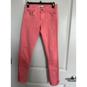 Principle Denim Dreamer Coral Capri Jean Cropped Fray Hem Women's Sz 26
